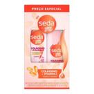 Kit Seda Colágeno + Vitamina C Shampoo 300ml + Condicionador Kit Seda Colágeno + Vitamina C Shampoo 300ml + Condicionador