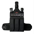 Kit Segurança Bornal Tático Perna Porta Faca+ Emborrachado .