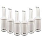 Kit Seis Garrafas Store'n Pour 1 Litro Branca Weck Kit Seis Garrafas Store'n Pour 1 Litro Branca Weck