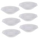 Kit Seis Saladeira Redonda de Melamina c/ alça ø 25 x 5,6 cm WECK