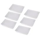 Kit Seis Travessas de Melamina Gourmet 35 x 25 x 7cm WECK