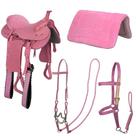 Kit Sela Americana em Couro Rosa SV1474