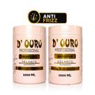 Kit Selagem D Ouro Anti Frizz E Matização Profissional