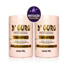 Kit Selagem Matizadora D Ouro Anti Frizz Brilho Intenso