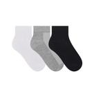 Kit Selene 3 Meias Cano Curto 4220 Preto/Branco/Mescla Kit Selene 3 Meias Cano Curto 4220 Preto/Branco/Mescla