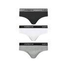 Kit Selene Cueca Slip 3 Peças 11900 Preto/Cinza/Branco