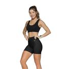 Kit Selene Top Canelado + Short Sem Costura Feminino