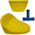 Kit Selim Cesta Manaopla Para Triciclos Nathor COR:AZUL Kit Selim Cesta Manaopla Para Triciclos Nathor COR:AZUL