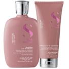 Kit Semi di Lino Moisture Shampoo 250ml Leave-in 200ml Hidratação Nutrição Antifrizz Alfaparf Kit Semi di Lino Moisture Shampoo 250ml Leave-in 200ml Hidratação Nutrição Antifrizz Alfaparf