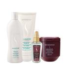 Kit Senscience Silk Moisture Inner True Hue Home Care Sérum (4 produtos)