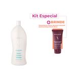 Kit Senscience Silk Moisture Shampoo Litro e Inner Restore Intensif (2 produtos)