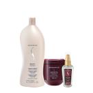 Kit Senscience Smooth Inner True Hue Shampoo Máscara Sérum (3 produtos)