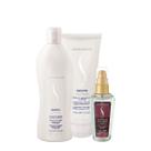 Kit Senscience True Hue Smooth Duo Oil (3 produtos)