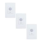 Kit Sensor de Presença Embutir com Chave Lente 180º 6 Funções QI6MB