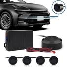 Kit Sensores Dianteiros Preto Actyon 2007 2008 2009 2010 2011 2012 2013 Estacionamento Frontal