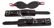 Kit Sensorial Para Casal Com Pulseiras E Venda Preta Linha Sex Shop