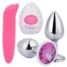 Kit Sensual Casal Brinquedos Eróticos Sexuais Sex Shop