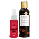 Kit Sensual: Lubrificante À Base De Água Secret Sexy + Óleo Massagem Beijável Sensual Mel Exótico