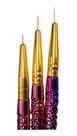 Kit Sereia Ultra Fino 6 Pincéis Francesinha Manicure Kit Sereia Ultra Fino 6 Pincéis Francesinha Manicure