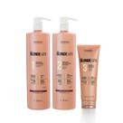 Kit serie blonde spa c/ leave in de 250ml essendy profissional (3 produtos)