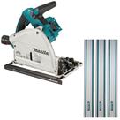 Kit Serra Circular à Bateria(Não acompanha) 18V DSP600Z Makita e 3 Trilhos 1M