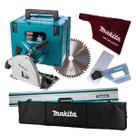 Kit Serra Circular de Trilho SP6000J Makita Coletor Cj Ângulo Trilho 1M e Bolsa
