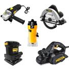 Kit Serra Circular Lixadeira Tupia Plaina Esmerilhadeira Kit Serra Circular Lixadeira Tupia Plaina Esmerilhadeira