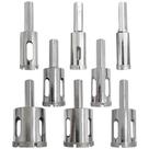 Kit Serra Copo Diamantada para Cerâmica/Vidro 14 a 32 mm - 8 Pc - MTX