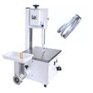 Kit Serra Fita com Moedor Boca 5 Semi Inox + Lâmina 1,46 Açougue Carne Osso Leggero