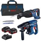 Kit Serra Sabre e Martelete Freedom 220v + Bolsa + Bateria e Carregador Bosch