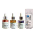 Kit Serum Diário + Clareador + Noturno + Água Micelar