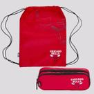 Kit Sestini Mochila Saquinho e Estojo Chicago Bulls Vermelho