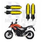 Kit Seta para Moto CB 500X Pisca Led Universal P53 12V Esportivo 2013 2014 2015 2016 2017 2018 2019 2020 2021