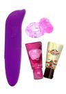 Kit Sex Shop Casal Vibrador Golfinho + Anel Peniano + 2 Gel Massagem Comestível Kit Sex Shop Casal Vibrador Golfinho + Anel Peniano + 2 Gel Massagem Comestível