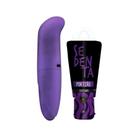 Kit Sex Shop Vibrador Golfinho Aveludado e Gel Lubrificante Estimulante Feminino Sensual
