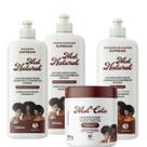 Kit Sh + Cond + Ativador Mel Natural + Mel cola 500g Trihair