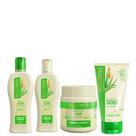 Kit Sh, Cond, Banho Creme, Final Cachos 250ml - Bio Extratus Kit Sh, Cond, Banho Creme, Final Cachos 250ml - Bio Extratus