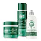 Kit Sh + Mask + Creme Pentear 300ml Biovegetais UTI Glamour