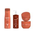 Kit Shamp+Ativ Cresp+ Gel Alta Fixação+ Másc 500g - Arvensis