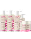 Kit Shamp, Cond 1L, Másc 500g e Finalizadores 500ml Cachos Nova Fragrância - Apice Kit Shamp, Cond 1L, Másc 500g e Finalizadores 500ml Cachos Nova Fragrância - Apice