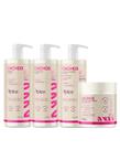 Kit Shamp , Cond , Ativador 1L e Máscara 500g Cachos Nova fragrância - Apice Kit Shamp , Cond , Ativador 1L e Máscara 500g Cachos Nova fragrância - Apice