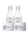 Kit Shamp, Cond, Leave in Creme Glacê e Máscara Nutri-Shake Kah Noa