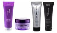 Kit Shampoo 240ml Máscara 165g Ph 230g Deep230g Caviar Color Kpro