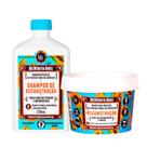 Kit Shampoo 250ml + Máscara 100ml Bemdita Ghee Mamão Reconstrução Capilar