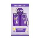 Kit shampoo 300ml+condicionador 190ml seda liso perfeito