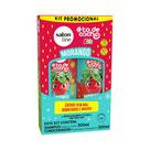 Kit Shampoo 300ml e Condicionador 200ml todecacho Kids Morango Salon Line