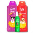 Kit Shampoo 5 Em 1 + Condicionador + Perfume Cães E Gatos