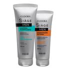 Kit Shampoo Antioleosidade e Condicionador Hidratação Masculino Limpeza Eudora Siàge Men