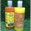 Kit Shampoo Argan + Condicionador Argam Pra Cão e Gato Pet Family Restauração 500 ml