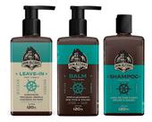 Kit Shampoo Barba + Balm + Leave-in Don Alcides Calico Jack Kit Shampoo Barba + Balm + Leave-in Don Alcides Calico Jack
